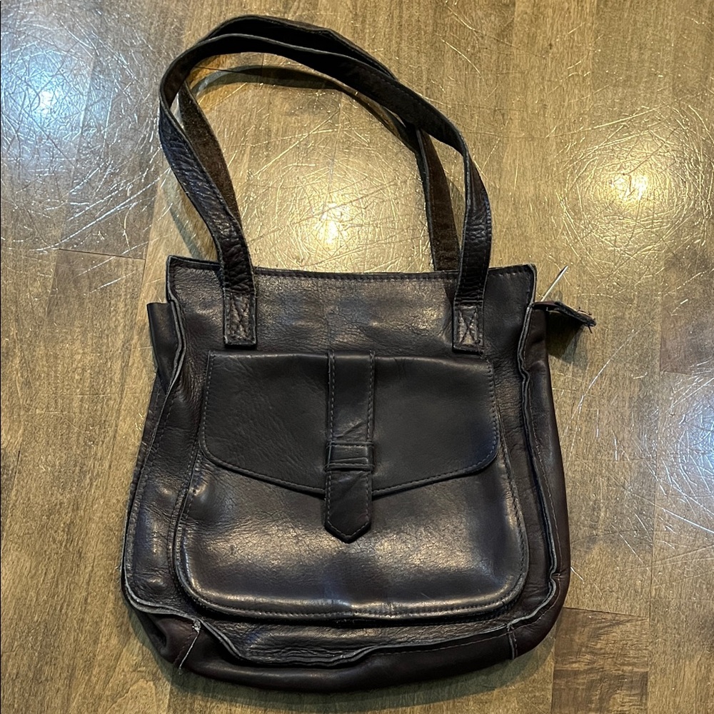 Elegant vintage brown Leather Bag